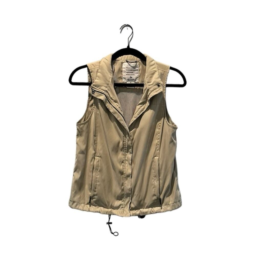 Antigua Vest Women's Size Small Khaki Antech Activewear Vest